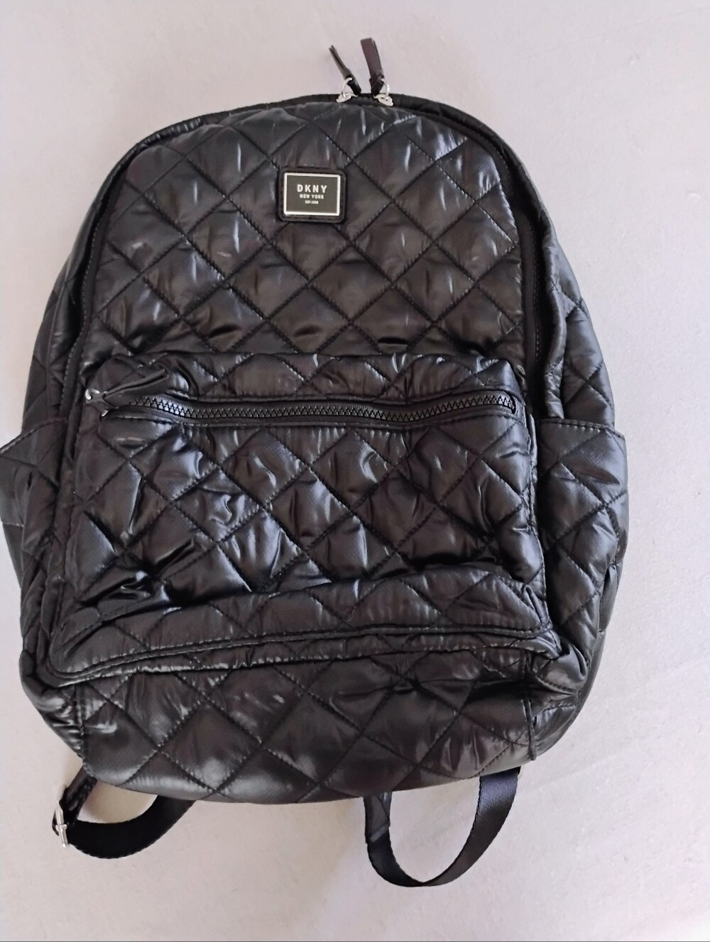 NEW..DKNY Quilted Black Backpack